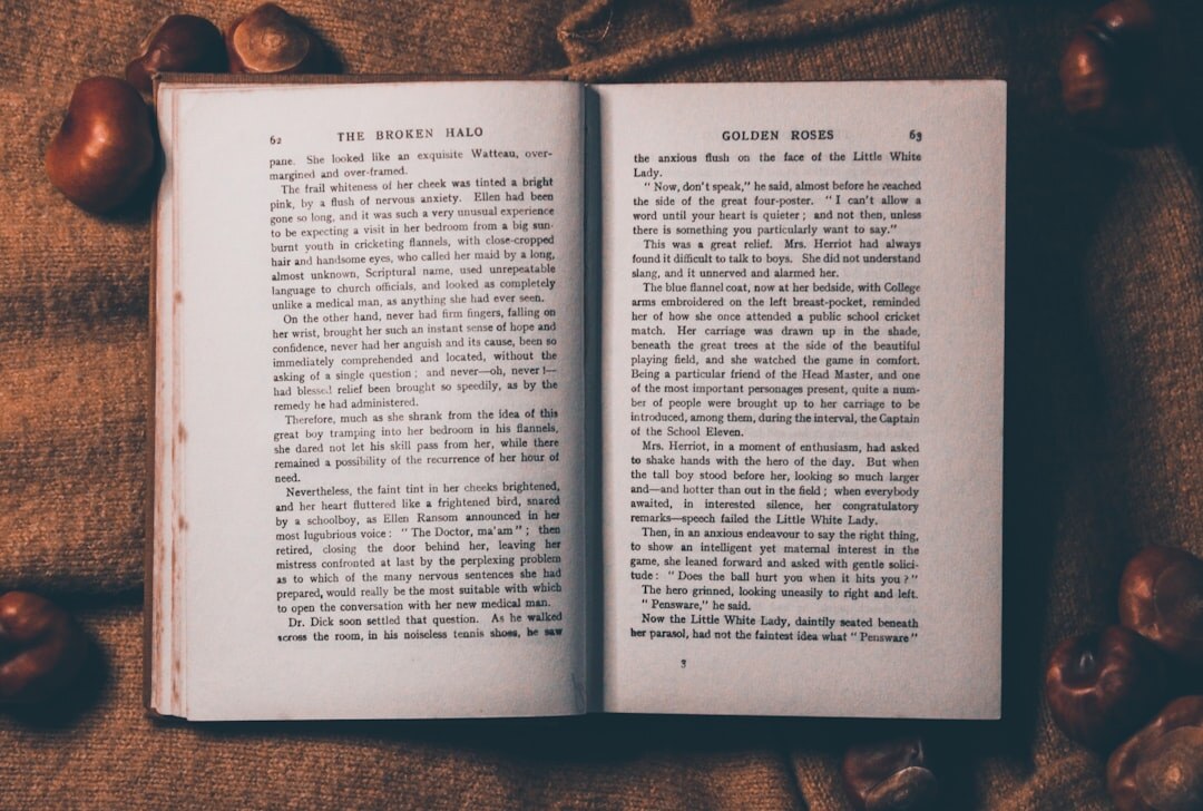 mystery book pages