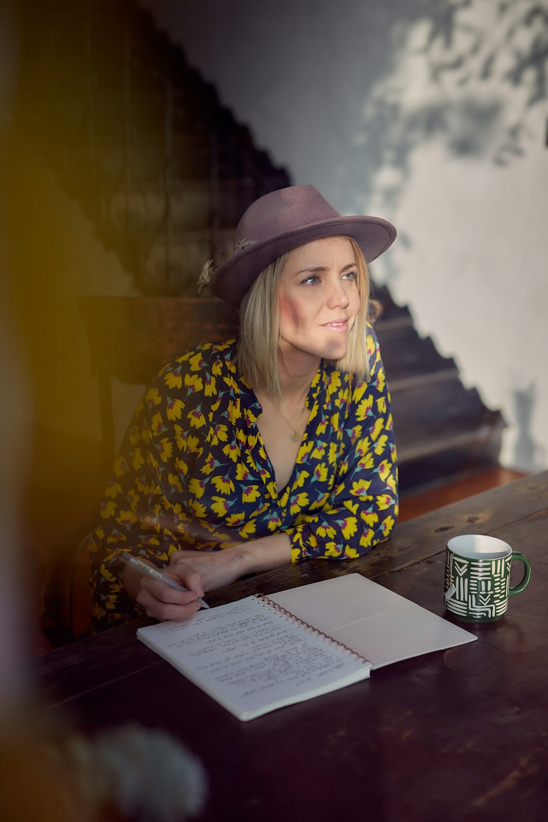 writer celebrating finished manuscript