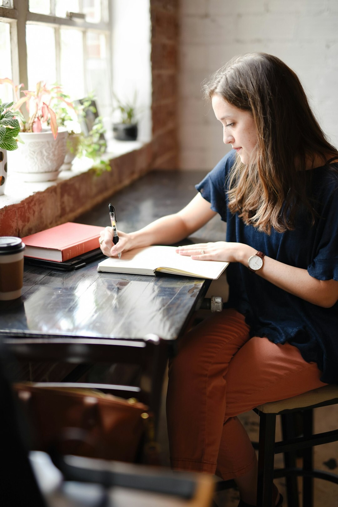 mystery writer at desk planning twists